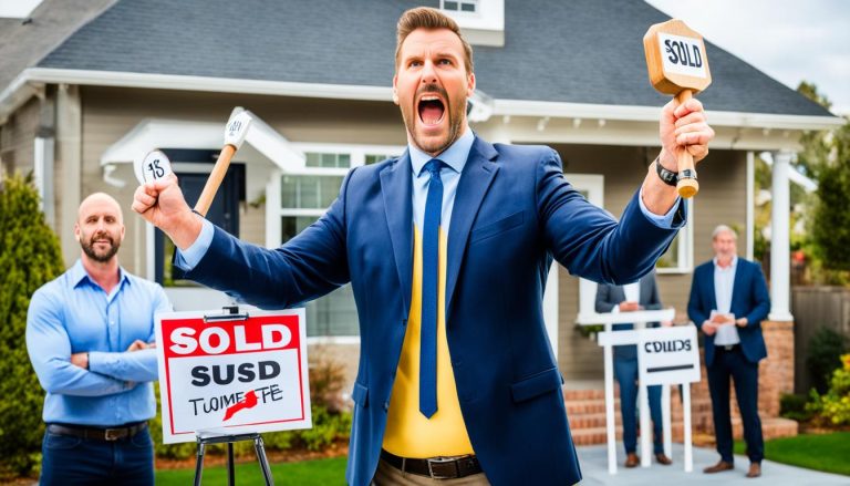 how does a house auction work