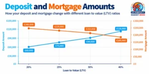 deposit and mortgage amount
