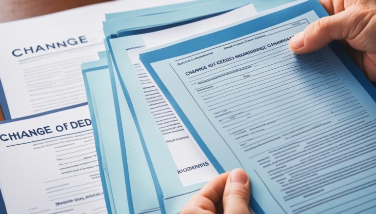 change of name title deeds