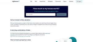 Rightmove House Price Valuation Tool