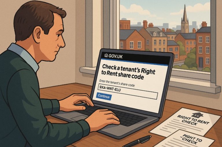 How to Check Right to Rent Share Code Online in the UK