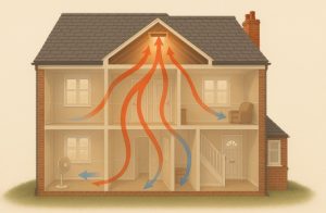 How Does a Loft Hatch Affect Heat Flow in a House