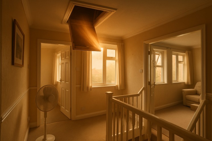 Will Opening Loft Hatch Cool House During a Heatwave