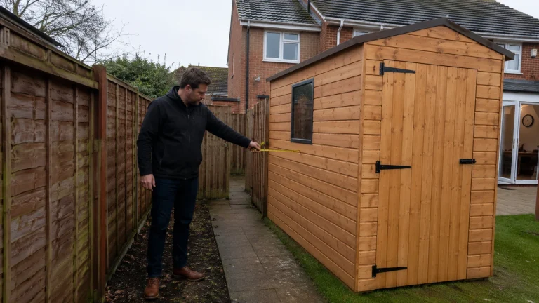 How Close Can I Build a Shed to My Neighbour’s Boundary in the UK