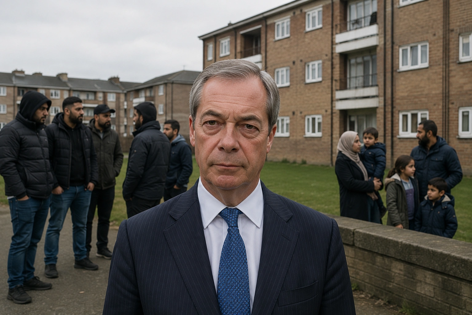 Nigel Farage Council Housing Policy Targets Foreign Nationals