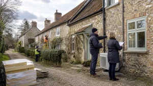 Historic rural estate cottages being assessed for major energy-efficiency improvements