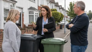 What If the Bin Is Being Left on the Pavement
