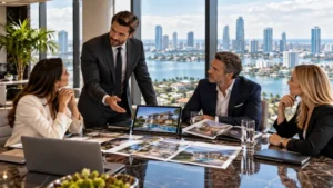 Luxury real estate partnership