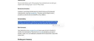 GOV.UK guidance on rental bidding and advertised rent rules introduced in England from 1 May 2026.